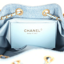 Load image into Gallery viewer, Chanel Small 25 Hobo Bag Light Blue Washed Denim Antique Gold Hardware