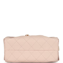 Load image into Gallery viewer, Chanel Mini 25 Hobo Bag Light Pink Caviar Antique Gold Hardware