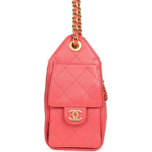 Load image into Gallery viewer, Chanel Mini 25 Hobo Bag Coral Pink Caviar Antique Gold Hardware