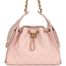 Load image into Gallery viewer, Chanel Small 25 Hobo Bag Light Pink Caviar Antique Gold Hardware