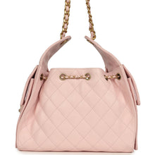 Load image into Gallery viewer, Chanel Small 25 Hobo Bag Light Pink Caviar Antique Gold Hardware
