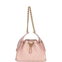 Load image into Gallery viewer, Chanel Small 25 Hobo Bag Light Pink Caviar Antique Gold Hardware