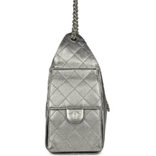 Load image into Gallery viewer, Chanel Small 25 Hobo Bag Metallic Anthracite Caviar Silver Hardware