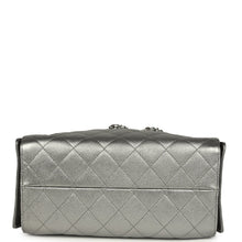 Load image into Gallery viewer, Chanel Small 25 Hobo Bag Metallic Anthracite Caviar Silver Hardware