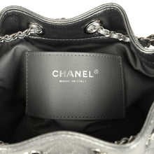 Load image into Gallery viewer, Chanel Mini 25 Hobo Bag Anthracite Metallic Caviar Silver Hardware