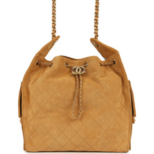 Load image into Gallery viewer, Chanel Medium 25 Hobo Bag Beige Suede Antique Gold Hardware