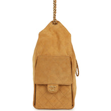 Load image into Gallery viewer, Chanel Medium 25 Hobo Bag Beige Suede Antique Gold Hardware