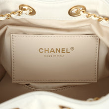 Load image into Gallery viewer, Chanel Mini 25 Hobo Bag White Caviar Antique Gold Hardware