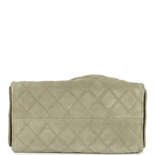 Load image into Gallery viewer, Pre-owned Chanel Small 25 Hobo Bag Olive Green Suede Antique Gold Hardware