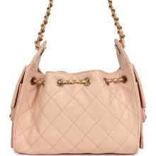Load image into Gallery viewer, Chanel Mini 25 Hobo Bag Light Pink Caviar Antique Gold Hardware