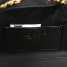 Load image into Gallery viewer, Chanel Mini 25 Hobo Bag Black Washed Denim Antique Gold Hardware