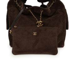 Load image into Gallery viewer, Chanel Medium 25 Hobo Bag Dark Brown Suede Antique Gold Hardware
