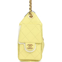 Load image into Gallery viewer, Chanel Mini 25 Hobo Bag Light Yellow Caviar Antique Gold Hardware