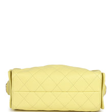 Load image into Gallery viewer, Chanel Mini 25 Hobo Bag Light Yellow Caviar Antique Gold Hardware