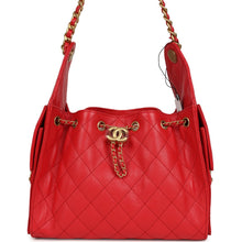 Load image into Gallery viewer, Chanel Small 25 Hobo Bag Dark Red Caviar Antique Gold Hardware