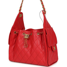 Load image into Gallery viewer, Chanel Small 25 Hobo Bag Dark Red Caviar Antique Gold Hardware
