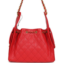 Load image into Gallery viewer, Chanel Small 25 Hobo Bag Dark Red Caviar Antique Gold Hardware