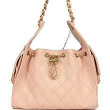 Load image into Gallery viewer, Chanel Small 25 Hobo Bag Light Pink Caviar Antique Gold Hardware
