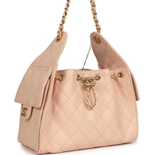 Load image into Gallery viewer, Chanel Small 25 Hobo Bag Light Pink Caviar Antique Gold Hardware