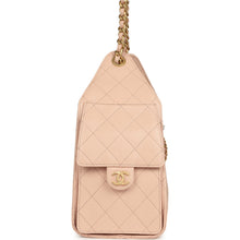 Load image into Gallery viewer, Chanel Small 25 Hobo Bag Light Pink Caviar Antique Gold Hardware