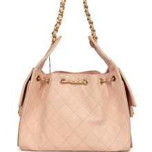 Load image into Gallery viewer, Chanel Small 25 Hobo Bag Light Pink Caviar Antique Gold Hardware
