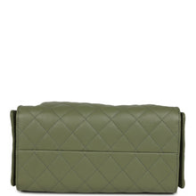 Load image into Gallery viewer, Chanel Small 25 Hobo Bag Green Caviar Antique Gold Hardware