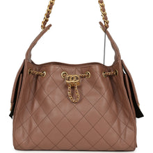Load image into Gallery viewer, Chanel Small 25 Hobo Bag Brown Caviar Antique Gold Hardware