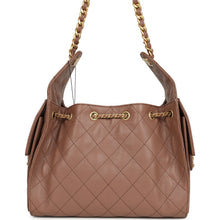 Load image into Gallery viewer, Chanel Small 25 Hobo Bag Brown Caviar Antique Gold Hardware