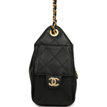 Load image into Gallery viewer, Chanel Mini 25 Hobo Bag Black Caviar Antique Gold Hardware