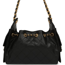 Load image into Gallery viewer, Chanel Mini 25 Hobo Bag Black Caviar Antique Gold Hardware