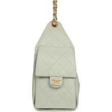 Load image into Gallery viewer, Chanel Small 25 Hobo Bag Light Green Caviar Antique Gold Hardware