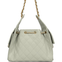 Load image into Gallery viewer, Chanel Small 25 Hobo Bag Light Green Caviar Antique Gold Hardware