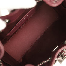 Load image into Gallery viewer, Chanel Mini 25 Hobo Bag Burgundy Caviar Aged Ruthenium Hardware