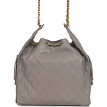 Load image into Gallery viewer, Chanel Medium 25 Hobo Bag Dark Grey Caviar Antique Gold Hardware