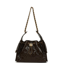 Load image into Gallery viewer, Chanel Small 25 Hobo Bag Khaki Shiny Aged Crumpled Calfskin Antique Gold Hardware