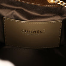 Load image into Gallery viewer, Chanel Small 25 Hobo Bag Khaki Shiny Aged Crumpled Calfskin Antique Gold Hardware