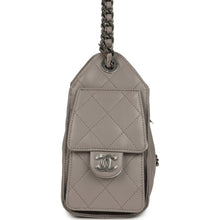 Load image into Gallery viewer, Chanel Mini 25 Hobo Bag Dark Grey Caviar Aged Ruthenium Hardware
