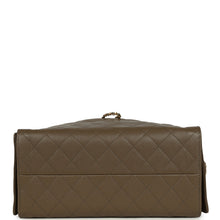 Load image into Gallery viewer, Chanel Medium 25 Hobo Bag Dark Khaki Caviar Antique Gold Hardware