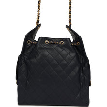 Load image into Gallery viewer, Chanel Medium 25 Hobo Bag Dark Navy Caviar Antique Gold Hardware