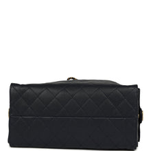 Load image into Gallery viewer, Chanel Medium 25 Hobo Bag Dark Navy Caviar Antique Gold Hardware