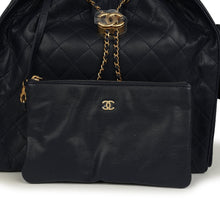 Load image into Gallery viewer, Chanel Medium 25 Hobo Bag Dark Navy Caviar Antique Gold Hardware