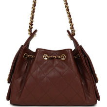 Load image into Gallery viewer, Chanel Mini 25 Hobo Bag Brown Caviar Antique Gold Hardware