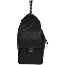 Load image into Gallery viewer, Chanel Medium 25 Hobo Bag Black Caviar Aged Ruthenium Hardware
