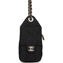 Load image into Gallery viewer, Chanel Mini 25 Hobo Bag Dark Blue Denim Light Gold Hardware