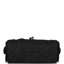 Load image into Gallery viewer, Chanel Mini 25 Hobo Bag Dark Blue Denim Light Gold Hardware