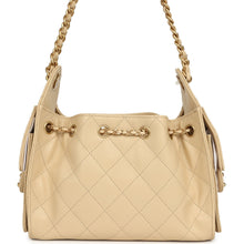 Load image into Gallery viewer, Chanel Mini 25 Hobo Bag Light Beige Caviar Antique Gold Hardware