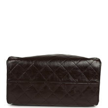 Load image into Gallery viewer, Chanel Small 25 Hobo Bag Dark Brown Shiny Aged Calfskin Silver Hardware