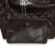 Load image into Gallery viewer, Chanel Medium 25 Hobo Bag Dark Brown Shiny Aged Calfskin Silver Hardware