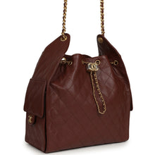 Load image into Gallery viewer, Chanel Medium 25 Hobo Bag Brown Caviar Antique Gold Hardware
