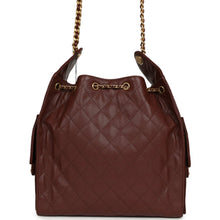 Load image into Gallery viewer, Chanel Medium 25 Hobo Bag Brown Caviar Antique Gold Hardware